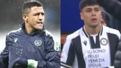 Alexis Sánchez y Damián Pizarro vieron acción en el Udinese