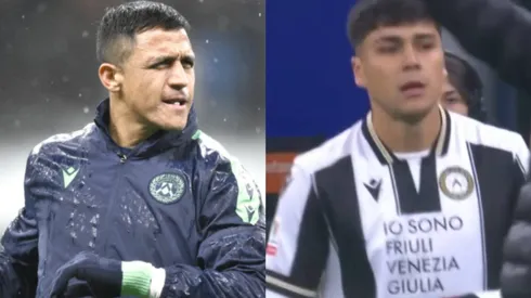 Alexis Sánchez y Damián Pizarro vieron acción en el Udinese