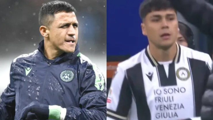 Alexis Sánchez y Damián Pizarro vieron acción en el Udinese