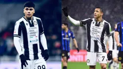 Alexis Sánchez y Damián Pizarro reciben su primer análisis juntos en Udinese