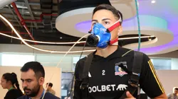 Jonathan Villagra fue uno de los jugadores que se hizo la medición médica este viernes en Colo Colo.