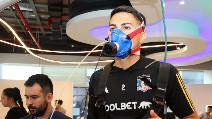 Jonathan Villagra fue uno de los jugadores que se hizo la medición médica este viernes en Colo Colo.