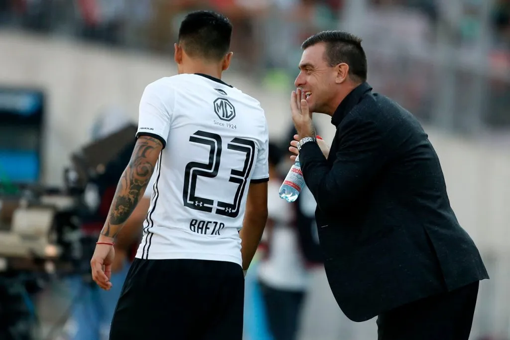 Guede dirigió a Baeza en Colo Colo | Foto: Photosport