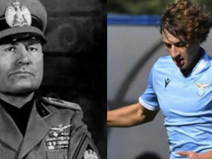 Romano Benito Mussolini, bisnieto del dictador, marca su primer gol en Italia
