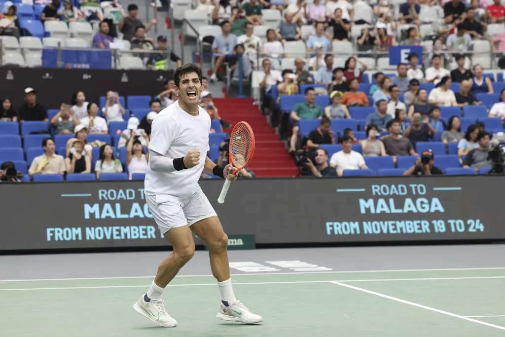 El integrante del equipo chileno de Copa Davis, Cristian Garin, estará en el ATP 250 de Hong Kong. (Foto: Getty)