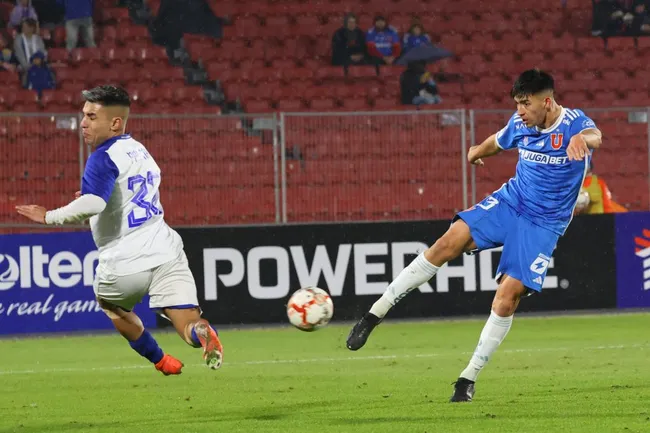 David Retamal ya entrena con sus compañeros en Universidad de Chile.
