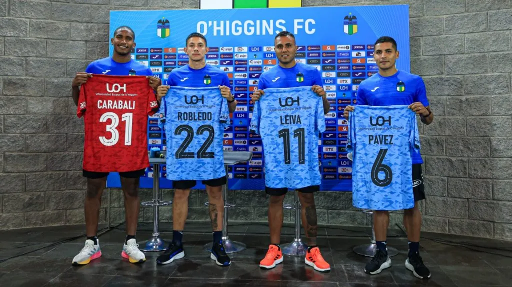 Omar Carabalí ocupará la camiseta número ’31’ en O’Higgins. (Foto: O’Higgins FC)