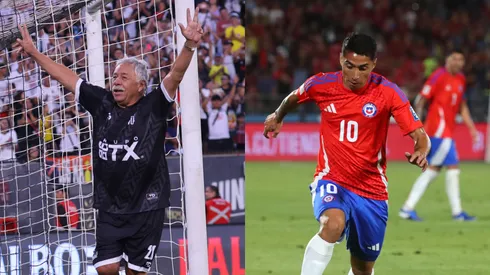 Carlos Caszely elogia a Luciano Cabral. (Foto: Photosport)