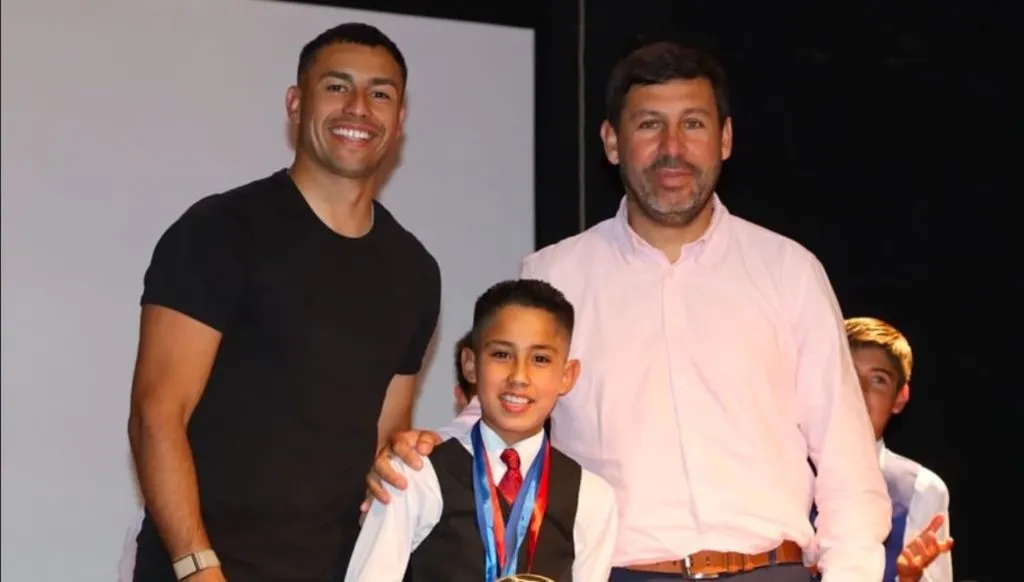 Iván Morales junto a Ismael Fuentes, actual CORE de la Región del Maule.