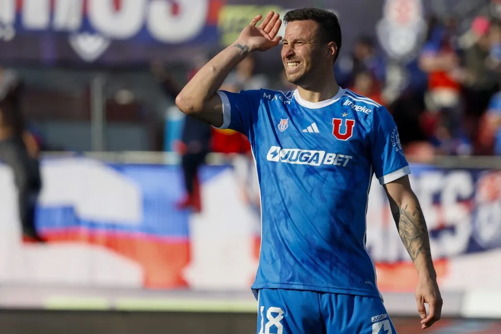 Luciano Pons convirtió tres goles en 22 partidos de Campeonato Nacional con Universidad de Chile.