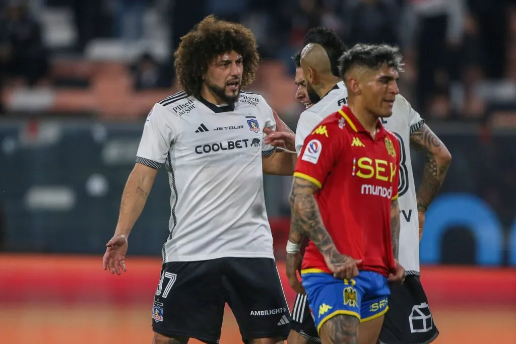Falcón y su molestia en Colo Colo | Foto: Photosport
