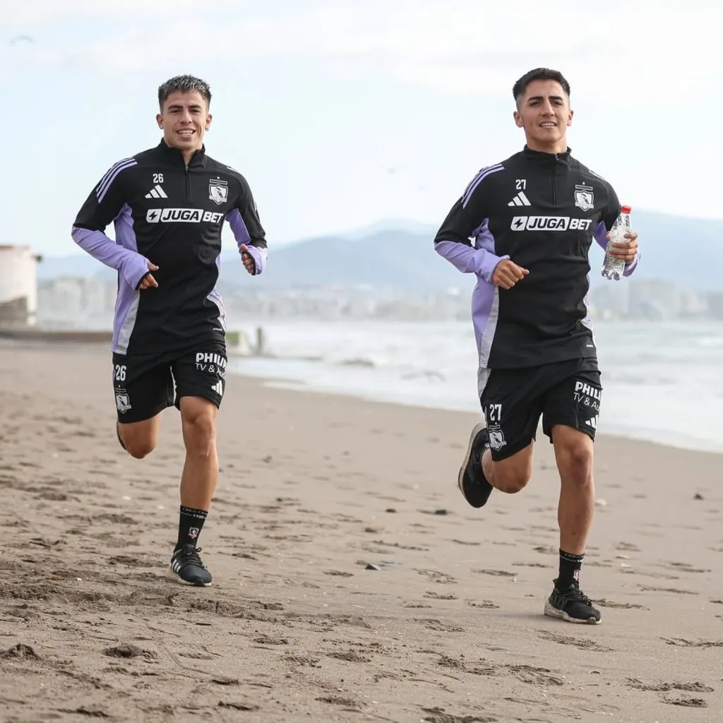 Matías Moya aparece en la pretemporada de Colo Colo. (Foto: Colo Colo)