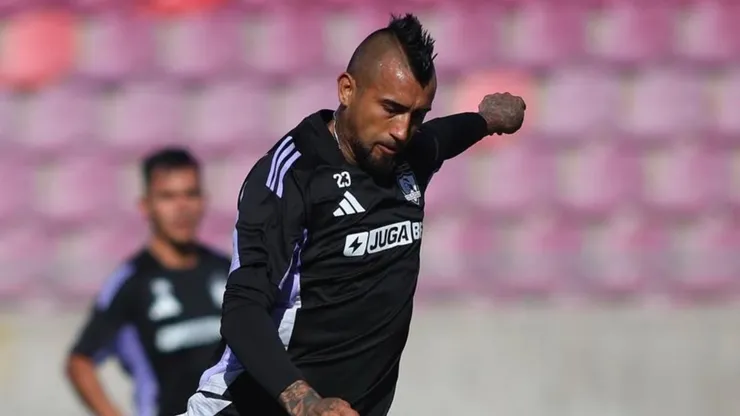 Arturo Vidal lleva la batuta en la pretemporada de Colo Colo. (Foto: @colocolooficial)