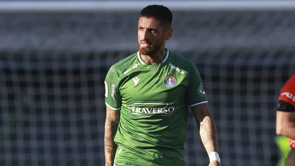 Ignacio Jeraldino indignado con Audax Italiano 
(Foto: Felipe Zanca/Photosport)