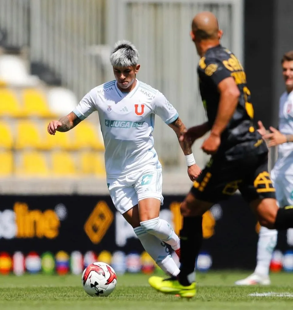 Guerrero solo jugó 45′ ante los piratas. Se hace exámenes médicos por un problema en un tobillo (Prensa UCH)