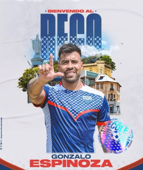 Gonzalo Espinoza es nuevo refuerzo de Deportes Recoleta. Puede enfrentarse a Universidad de Chile.