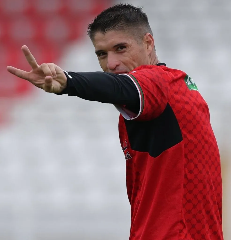 Tapia hoy es jugador de Palestino | Foto: Photosport