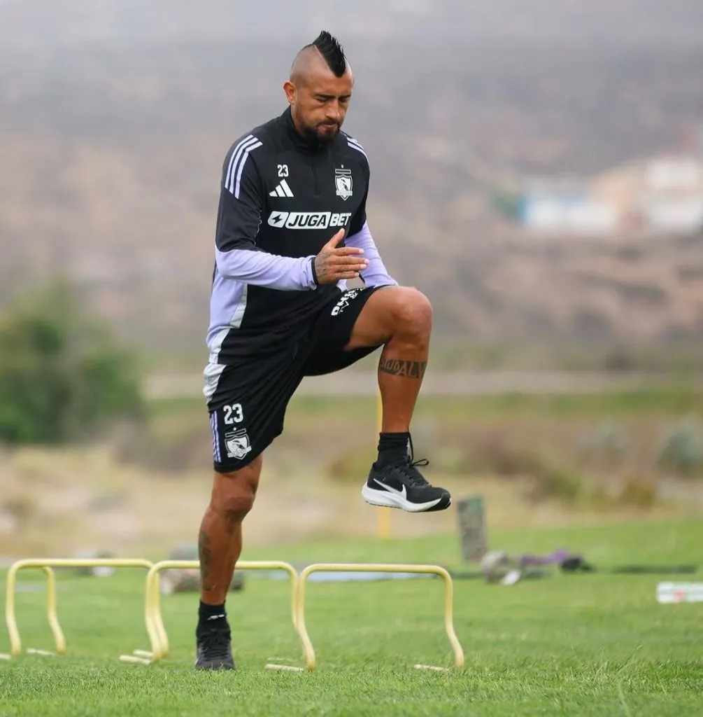 Arturo Vidal lideró la pretemporada de Colo Colo en La Serena. (Foto: @colocolooficial)