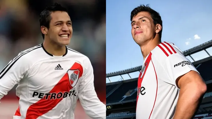 Alexis Sánchez le entrega su bendición a Gonzalo Tapia.