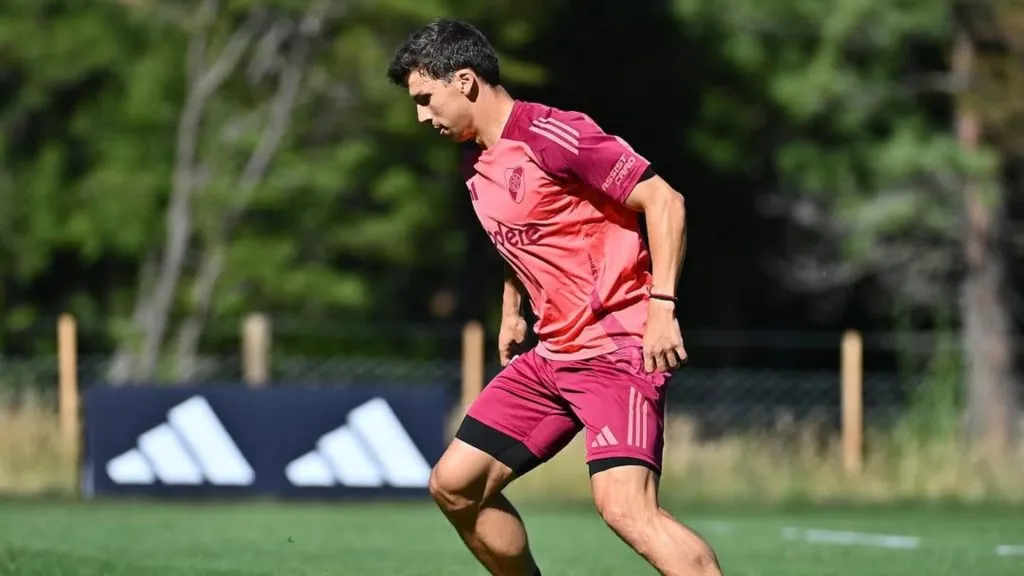 Gonzalo Tapia espera con ansias el amistoso contra Universidad de Chile. (Foto: River)