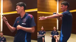 Mateo González sorprendió a todos con sus dotes de bailarín.