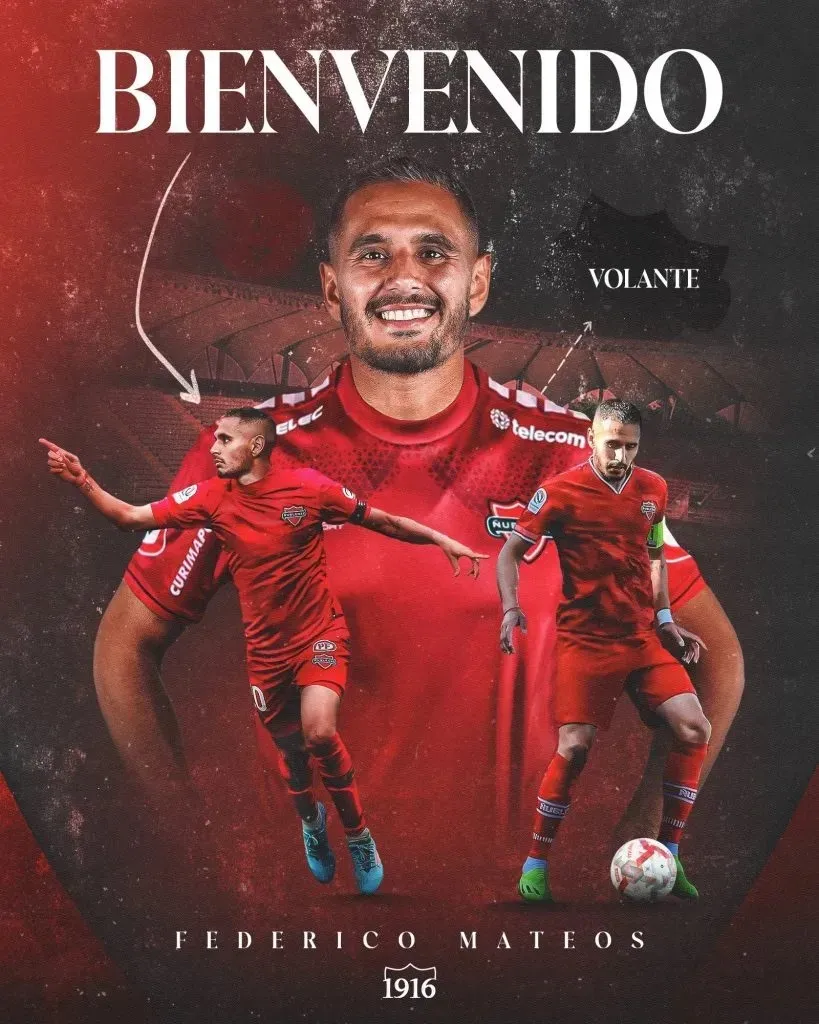 El afiche oficial de la presentación del ex U (Ñublense redes)