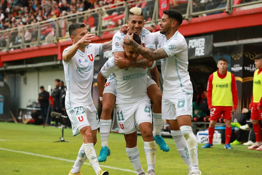 Guerra y Fernández, la dupla de ataque azul (Photosport)