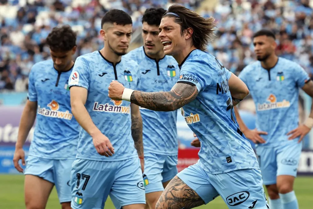 Montecinos lleva cuatro partidos disputados con la camiseta del elenco celeste | FOTO: Andres Pina/Photosport