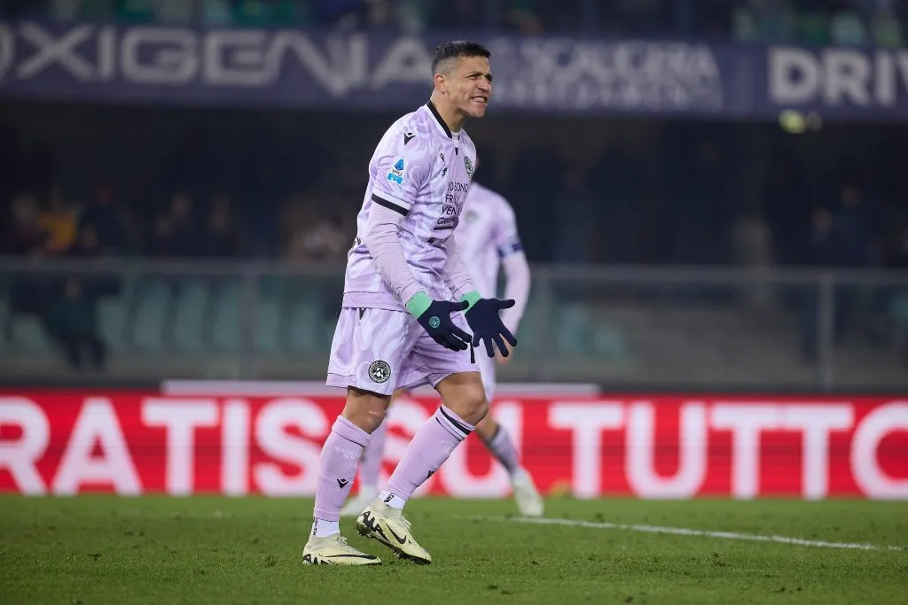 Alexis Sánchez tuvo opciones claras de gol ante el Atalanta