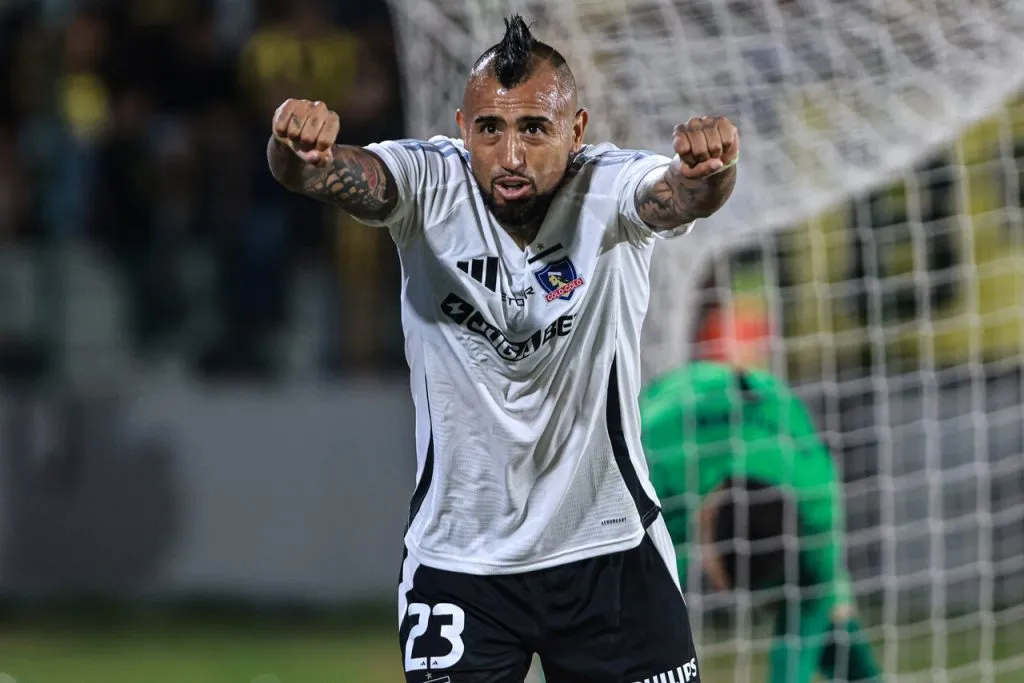 Vidal anotó el gol para Colo Colo | Foto: Photosport