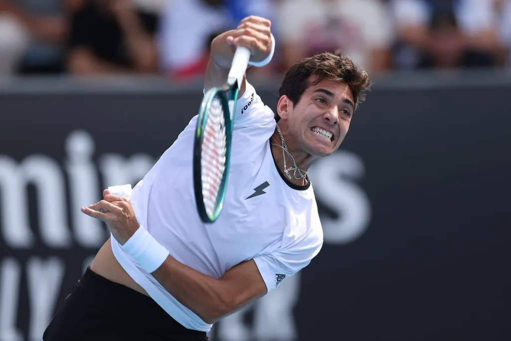Cristian Garin va por el paso a la segunda ronda del Abierto de Australia 2024. (Foto: Getty)