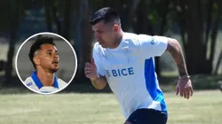 Fernando Zampedri habla de la capitanía con Gary Medel en la UC.