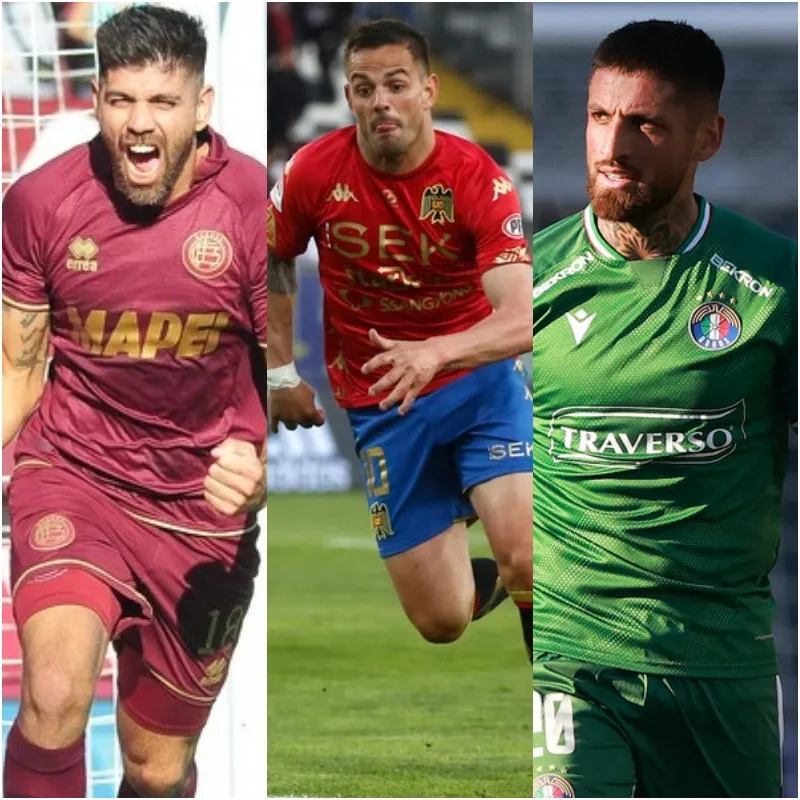 Díaz, Rivero y Jeraldino: Los delanteros que quiere la U para el 2025 (Photosport / Archivo)