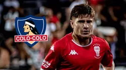 Leonardo Gil se reencontró con Colo Colo este miércoles por la Serie Río de La Plata.