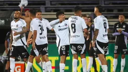 Alexander Oroz anotó el 1-0 para Colo Colo ante Huracán. (Foto: @colocolooficial)