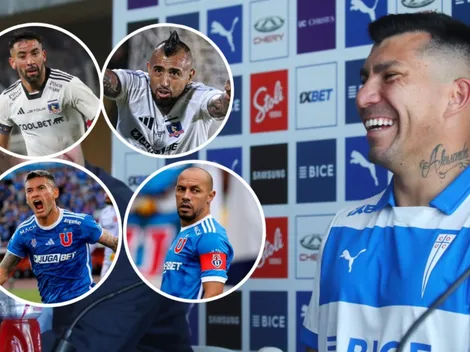 ¿Olvidó a uno?: Medel y los tres jugadores de la Generación Dorada que destaca en Chile