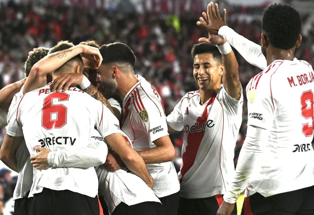 River Plate y su onceno para enfrentar a la U | Foto: Photosport