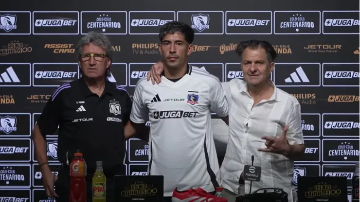Salomón Rodríguez fue presentado este viernes en Colo Colo. (Foto: Captura)
