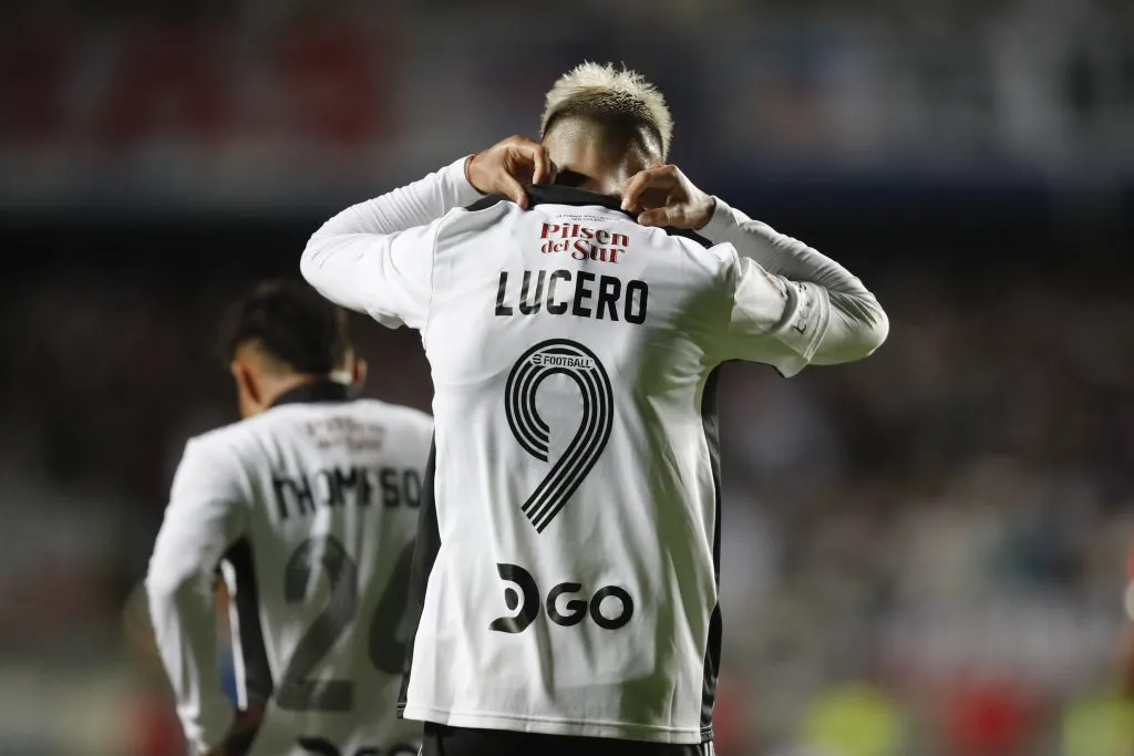 Juan Martín Lucero hizo 24 goles en 2022 con Colo Colo, fue campeón y se fue al Fortaleza. (Foto: Javier Vergara/PHOTOSPORT)