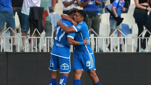 Israel Poblete igualó las acciones para la Universidad de Chile frente a River Plate Eduardo Fortes/Photosport