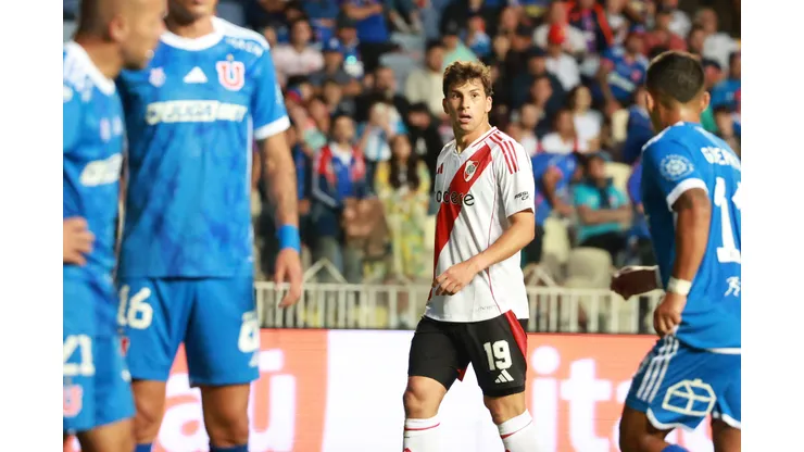 Gonzalo Tapia suma 75 minutos de manera oficial con la camiseta de River Plate