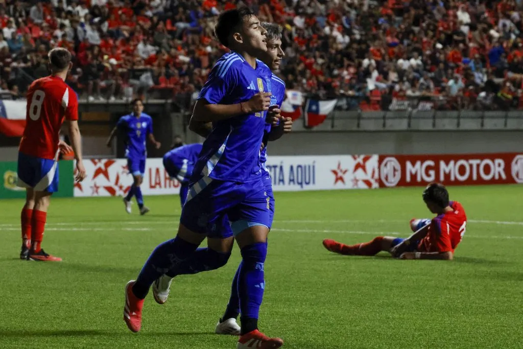 Argentina venció a Chile en un amistoso en La Calera