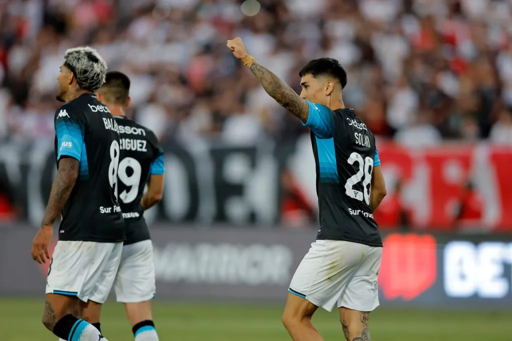 Solari fue el autor de dos goles ante Colo Colo. | Foto: Photosport