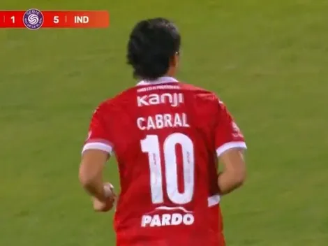 El debut de Luciano Cabral en Independiente de Avellaneda