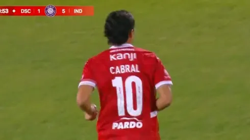 El debut de Luciano Cabral en Independiente de Avellaneda