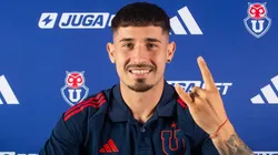 Nicolás Fernández fue oficializado como jugador de Universidad de Chile.