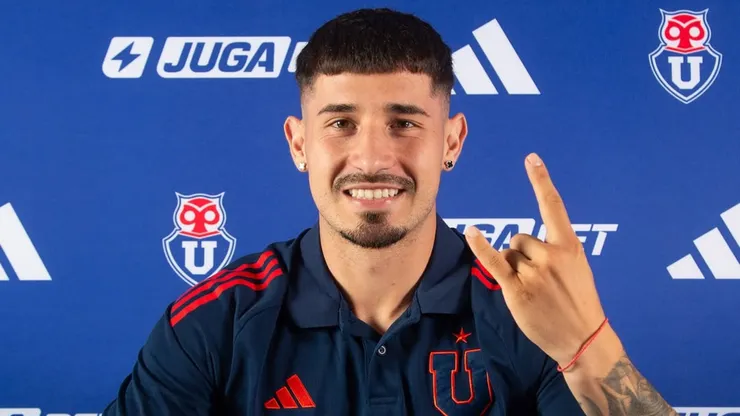 Nicolás Fernández fue oficializado como jugador de Universidad de Chile.