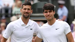 Carlos Alcaraz y Novak Djokovic se vuelven a encontrar, esta vez en el Australian Open. (Foto: Getty)