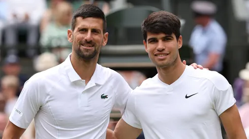 Carlos Alcaraz y Novak Djokovic se vuelven a encontrar, esta vez en el Australian Open. (Foto: Getty)