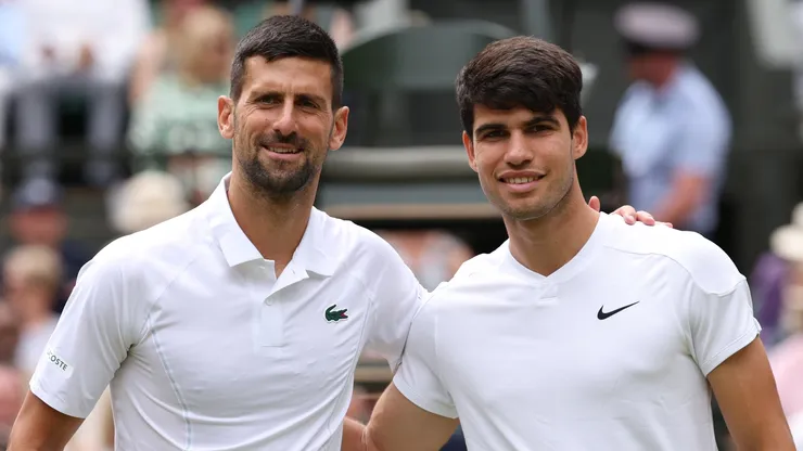 Carlos Alcaraz y Novak Djokovic se vuelven a encontrar, esta vez en el Australian Open. (Foto: Getty)